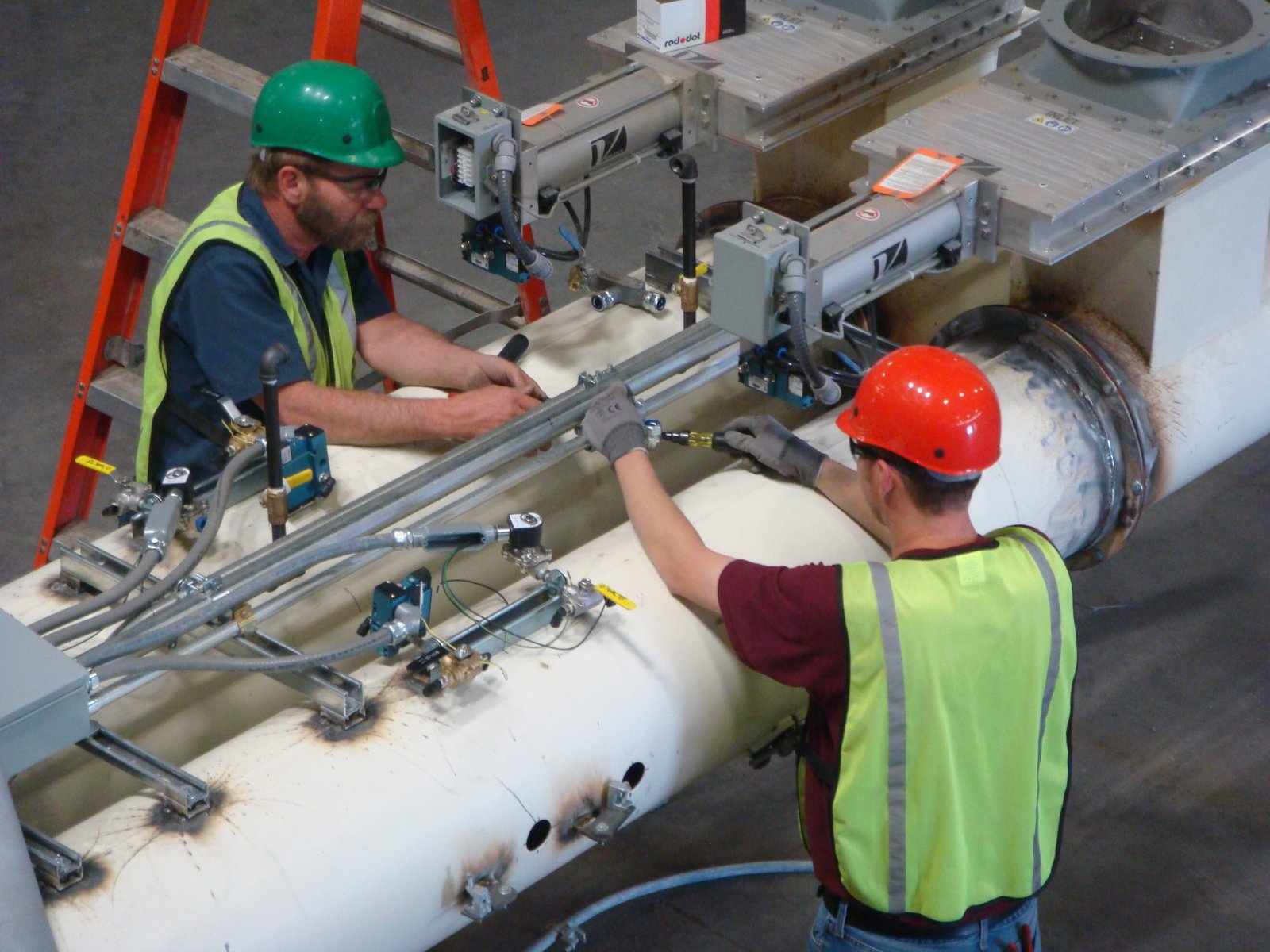 Industrial electrician, PLC panel