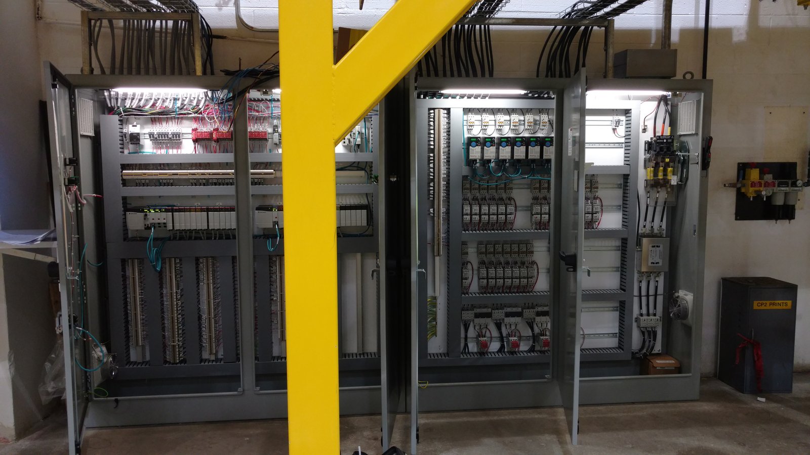 Industrial electrician, PLC panel